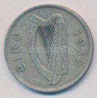 Írország 1939. 1/2C Ag T:2- Ireland 1939. 1/2 Crown Ag C:VF