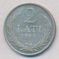 Lettország 1926. 2L Ag T:2,2-
Latvia 1926. 2 Lati Ag C:XF,VF
Krause KM#8