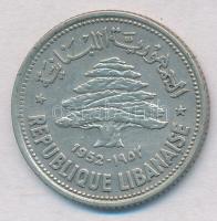 Libanon 1952. 50p Ag T:2 Lebanon 1952. 50 Piastres Ag C:XF