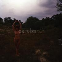 cca 1988 Menesdorfer Lajos (1941-2005) budapesti fotóművész felvételei, 8 db vintage negatív, 6x6 cm