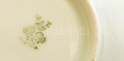 Moritz Zdekauer (MZ) Austria, emlék (Máriabesnyő) baba csésze és alj (5 db), matricás, kopott, jelze...