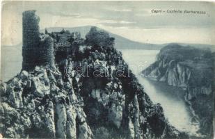 Capri, Castello Barbarossa. Ediz. Domenico Trampetti / castle (EK)