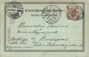 1898 Volosko, Volosca; látkép. Edgar Schmidt kiadása / general view (EK)