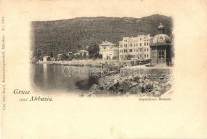 Abbazia, Dependance Hauser / Szálloda. Carl Otto Hayd Kunstverlagsanstalt No. 5361. / hotel (EK)
