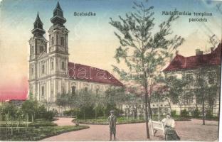 Szabadka, Subotica; Mária Terézia templom és parókia / church and parsonage