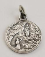 Ezüst(Ag) Mária függő, jelzés nélkül, 1,8×1,3 cm, nettó: 1,3 g