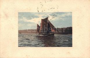 5 db régi hajó motívumlap: Ibis torpedónaszád, Hegedűs Sándor tengeri személyszállító gőzhajó (Magya...