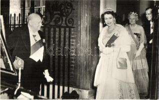 6 db RÉGI angol uralkodó motívumlap / 6 pre-1945 British royalties