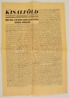 1956 A Kisalföld, a Magyar Szocialista Munkáspárt lapja I. évfolyamának 5. száma, benne a forradalom híreivel