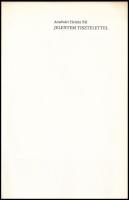 Aradvári Heintz Pál: Jelentem tisztelettel. Dedikált!  Bp., é.n. Szerzői