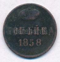 Orosz Birodalom 1758EM 1k Cu II. Sándor T:2-,3 Russian Empire 1758EM 1 Kopek Cu Alexander II C:VF,F Krause C#3.1