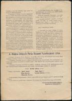 1956 A Magyar Dolgozók Pártja Központi Vezetőségének felhívása a magyar néphez, röplap