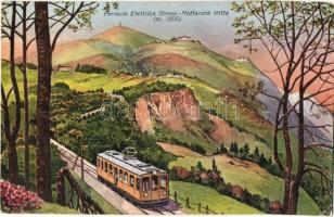 12 db RÉGI külföldi vasútállomás és villamos képeslap / 12 pre-1945 European railway stations and tr...