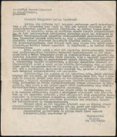 1993 Kolozsvár, Ifjabb Kós Károly (1919-1996) néprajzkutató aláírása gépelt levélen