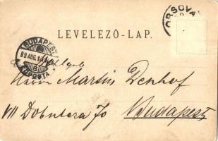 1899 Orsova, Kazán-szoros. Hutterer G. 95. / Portile De Fier (EK)