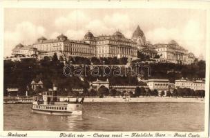 Budapest, Lánchíd - 3 db régi képeslap