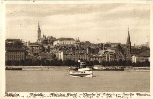 Budapest, Lánchíd - 3 db régi képeslap