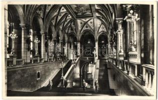 Budapest V. Országház, Parlament - 6 db régi képeslap