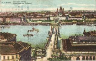 Budapest I. Királyi vár - 3 db régi képeslap