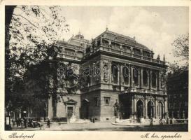 Budapest - 7 db régi városképes lap, közte nagyobb méretűek is