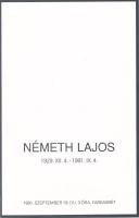 1991 Németh Lajos (1929-1991) művészettörténész, MTA levelező tag, ELTE tanszékvezető egyetemi tanár...
