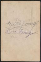 cca 1912 Lakoma, csoportkép, hátulján feliratozva, 9×14 cm