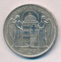 1939. 5P Ag "Horthy balra" T:1-,2 apró patina
Adamo P8.2