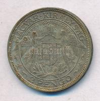 1939. 2P Ag "Madonna" T:2 patina 
Adamo P7