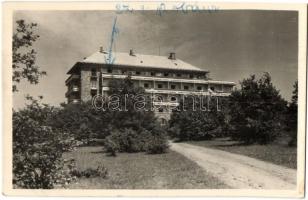 5 db régi városképes lap, szállodák: Mátra (Baan szálló, Sport szálló, Kékes szálló, Dobogó-kő (Park...