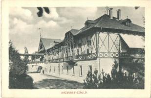 6 db régi városképes lap, szállodák: Kolozsvár (New York szálloda), Lillafüred (Palota szálló), Eszt...