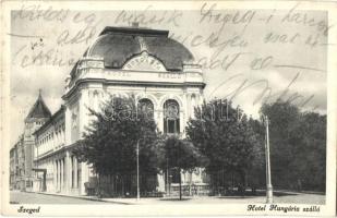 6 db régi városképes lap, szállodák: Kolozsvár (New York szálloda), Lillafüred (Palota szálló), Eszt...