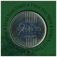 2009. 200Ft elsőnapi veret díszcsomagolásban + 2006. 200Ft "FB" "Búcsú a 200Ft-os ban...