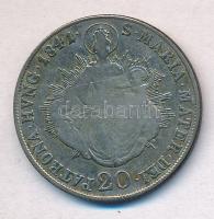 1841B 20Kr Ag "V. Ferdinánd" T:3 patina