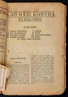 Hunyady Erzsébet: A jó házi konyha - így kell főzni! 9 füzete, sérült kartonált papírkötésben, kissé...