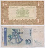 Vegyes: Hollandia 1938. 1G + Németország 1993. 10M T:III
Mixed: Netherlands 1938. 1 Gulden + German...