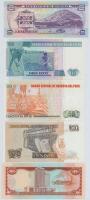 5db-os vegyes külföldi bankjegy tétel, közte Honduras, Peru, Trinidad és Tobago T:I,I-
5pcs of vari...