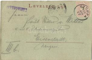 1900 Stomfa, Stampfen, Stupava; Gróf Károlyi Lajos kastély. Kapható Wetschlnél / castle (EK)