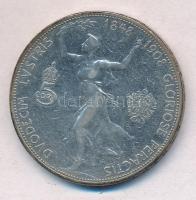 Ausztria 1908. 5K Ag "Ferenc József - Jubileum" T:2- patina
Austria 1908. 5 Corona Ag &qu...