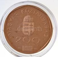 2000. 200Ft Cu-Ni-Zn "2000. évforduló / Rodin: a Gondolkodó, a Naprendszer" MNB dísztokban...
