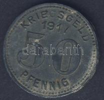 Német Birodalom/Császárság /Elberfeld 1917. 50Pf fém szükségpénz T:3