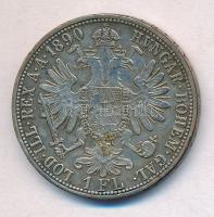 Ausztria 1890. 1Fl Ag "Ferenc József" T:1-,2 patina
Austria 1890. 1 Florin Ag "Franz...