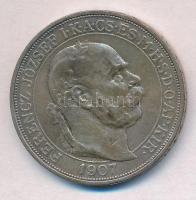 1907KB 5K Ag "Ferenc József koronázásának 40. évfordulója" T:2 ph., patina
Adamo K7.1