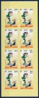 Comic book Gaston Lagaffe stamp-booklet, Képregényfigura Gaston Lagaffe bélyegfüzet