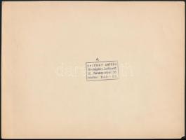 Seidner Zoltán(1896-1960): Szobabelsők, 2 db fotó, pecséttel jelzett, felületükön törésnyomokkal, 17...