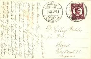 1933 Brassó, Kronstadt, Brasov; Katalin-kapu, park / city gate, park. photo