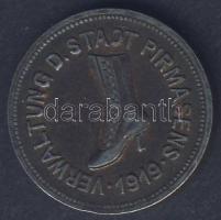 Német Birodalom/Weimari Köztársaság/Pirmasens 1919. 10Pf fém szükségpénz T:3