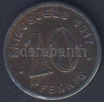 Német Birodalom/Császárság /Elberfeld 1917. 10Pf fém szükségpénz T:3