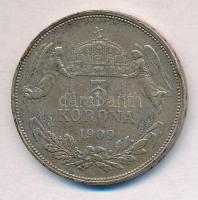 1909KB 5K Ag "Ferenc József" T:2,2- ph., patina 
Adamo K7