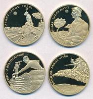 2001. 200Ft "Toldi" + 200Ft "Lúdas Matyi" 2001. 200Ft "Pál utcai fiúk" + 2001. 200Ft "János vitéz" T:PP  Adamo EM173, EM175, EM176