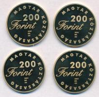 2001. 200Ft "Toldi" + 200Ft "Lúdas Matyi" 2001. 200Ft "Pál utcai fiúk"...